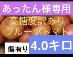 あったん様専用　高糖度訳ありフルーツトマト4キロ