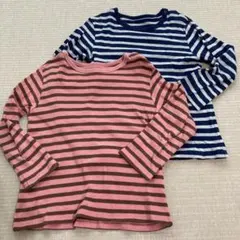 UNIQLO ボーダートップス　2点セット　100