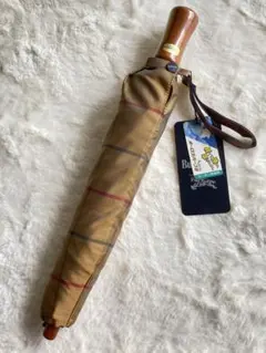 新品 当時物 日本製 バーバリー Burberrys 折りたたみ傘 耐久撥水加工