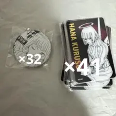 呪術廻戦展 来栖華 デコレクション缶バッジ 箔押しクリアカード