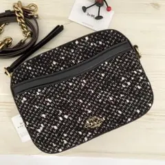 ★定価4.9万円 新品 COACH コーチ ショルダーバッグ ブラック 黒色