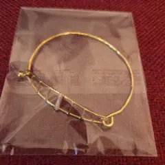 ゴールドシンプルバングル