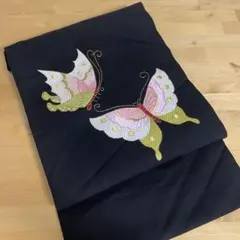 a*i様 K114⭐️アンティーク名古屋帯　大正ロマン　レトロ 蝶々　刺繍　逸品