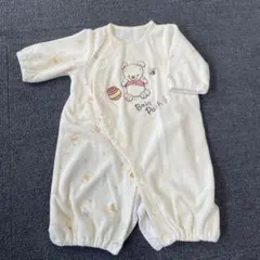 プーさん柄ロンパース 50〜60cm