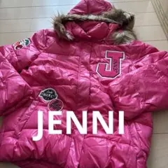 JENNIフード付きアウター１６０cm・姫ギャル・ピンク・ダウンジャンパー