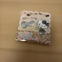 【正規品】おはじきシールフレーク キティ ギャル ヒョウ柄