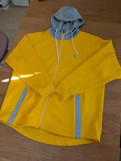 Champion イエロー グレー パーカー