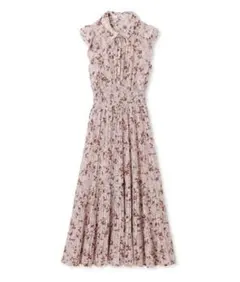 SNIDEL Sustainableフリルプリーツワンピース