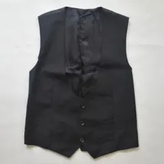 未使用級】トゥモローランドピルグリム ゼニア スーツベスト 48 黒