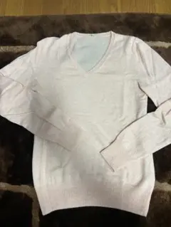 Muji無印良品　カシミヤ100% ニット　ピンクM