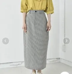 値下げ ◎ レトロガール 新品タグ付き ギンガムチェックスカート