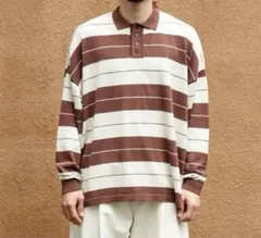 WILLY CHAVARRIA WISM別注 ボーダーニットポロ