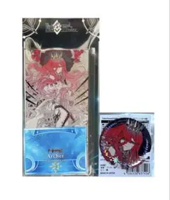 FGO展 星見の回廊 箔押し缶バッジ バーヴァンシー アクリル カード