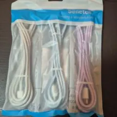 Senetem USB-C to USB-Cケーブル 60W 2m×3