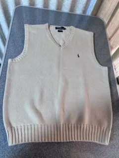 ポロバイラルフローレン ニット ベスト サイズL
