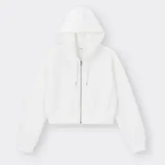 GU ダブルフェイス フルジップパーカ ボンディング パーカー ジーユー XL