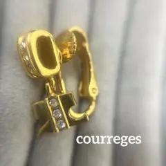 【正規品】 courreges クリップタイプ イヤリング