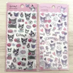 【1セットのみ】クロミのぷっくりツヤツヤのシール2枚セット