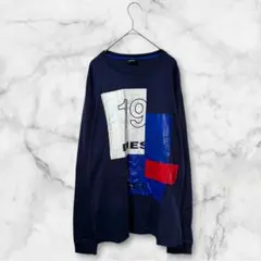 【激安‼️】ディーゼル Tシャツ 長袖 ロンT トップス カジュアル 男女兼用