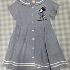 petit main ディズニー刺繍ワンピ 100cm