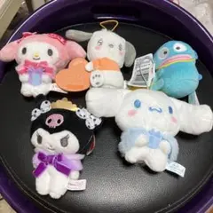 サンリオキャラクターズ　HDBクロミシリーズマスコット全5種コンプリートセット