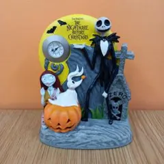 ナイトメア・ビフォア・クリスマス フィギュアクロック 置時計 置物 時計