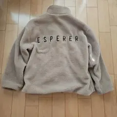 スピックアンドスパン　バックロゴボアジャケット　36サイズ