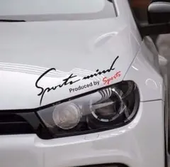 Sports mind 汎用 車 ドレスアップ ステッカー デカール シール