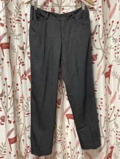 23区　MANTECO ウール混　スラックス パンツ グレー　40