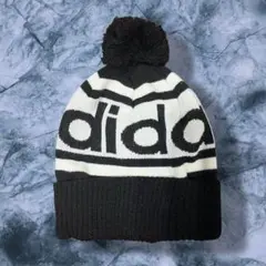 adidas ポンポン付きニット帽 OSFX オールドアディダス
