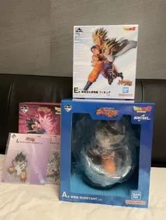 ドラゴンボール フィギュアセット A賞・E賞 一番くじ ドラゴンボール A賞 E賞 孫悟空＆孫悟飯 フィギュア セット
