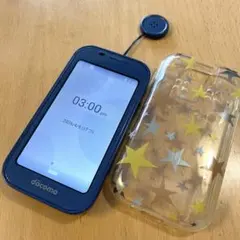 お値下げ！　docomo キッズケータイ SH-03M ブルー ケース付き