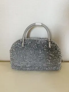 新品　コンフェット スモール ワイヤーバッグ ハンドバッグ シルバー　一点のみ