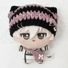 ちびぐるみボーダー猫耳ニット帽 ショルダーバッグセット