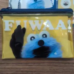 スンスン スシロー クリアポーチ&シール イエロー