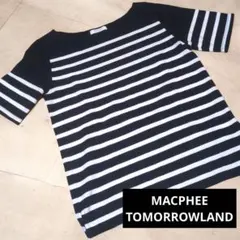 値下げ！極美品MACPHEE TOMORROWLAND 半袖ニット 日本製