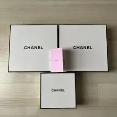 【美品】　CHANEL ギフトボックス　3個セット　フレグランスサンプル付き