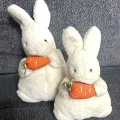 入手困難☆昭和レトロ☆ セキグチ にんじんうさぎ ぬいぐるみ 2L 特大
