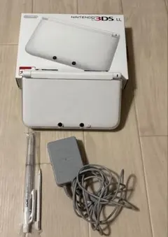 Nintendo 3DS LL ホワイト 本体 ACアダプター付き