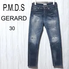 P.M.D.S. ダメージ ストレッチデニム GERARD ピーエムディーエスのサムネイル
