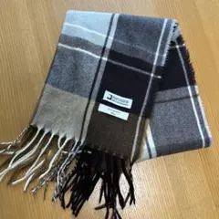 チェックマフラー