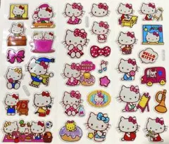 平成レトロ　平成女児　ハローキティ　ぷっくりシール