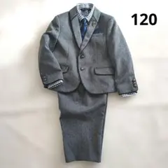 Michelle Alfred フォーマル スーツ6点ヘリンボーン 120グレー