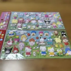 正規品　サンリキャラクターずかんシール　２枚セット