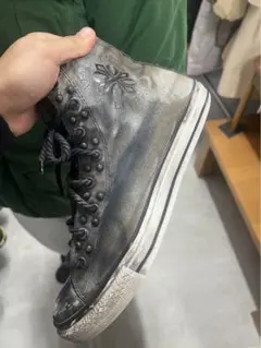 afflictionダメージ加工スニーカー