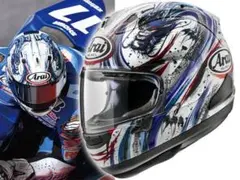 新品「バリバリ伝説ヒデヨシの夢」Arai RX-7X カスタムペイント - メルカリ