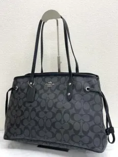 H1 COACH シグネチャー トートバッグ ブラック - メルカリ