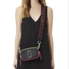 【希少】MARC JACOBS ショルダーバッグ ネオンカラー ウィップステッチ