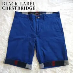 ブラックレーベル クレストブリッジ ハーフパンツ ブルー チェック柄のサムネイル