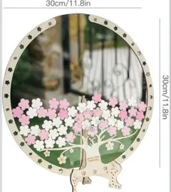 桜材のウェディング受付デスク 60枚